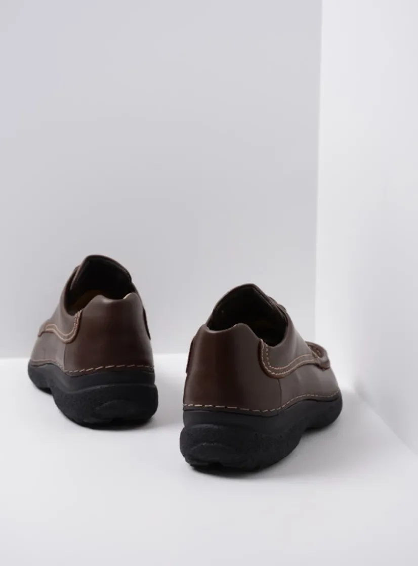 Wolky Roll Shoe Men - bruin leer<Heren Veterschoenen Heren|Comfortschoenen Heren