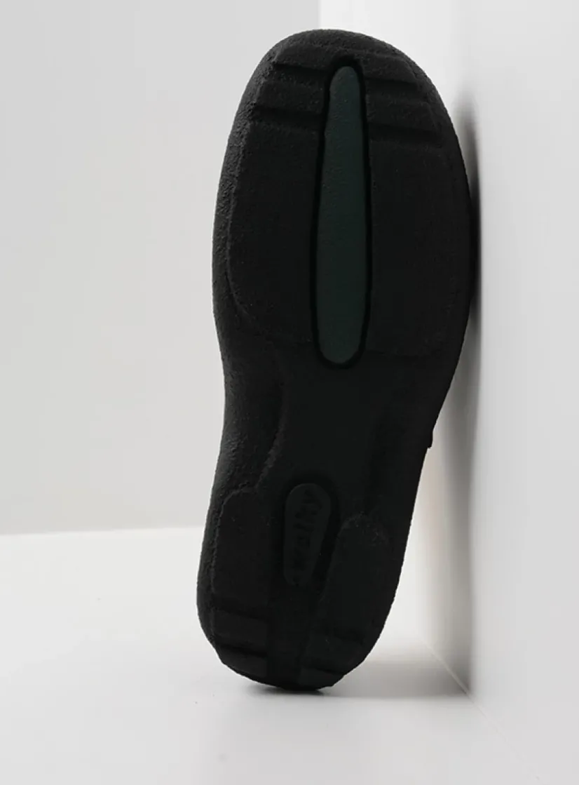 Wolky Roll Slide men - blauw nubuck<Heren Slippers Heren|Klompen Heren