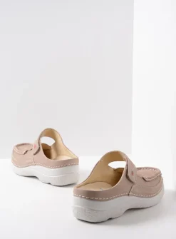 Wolky Roll Slipper - safari nubuck<DAMES Slippers|Klompen
