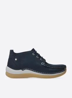 Wolky Rosella - denim nubuck<DAMES Lage Veterschoenen|Hoge Veterschoenen