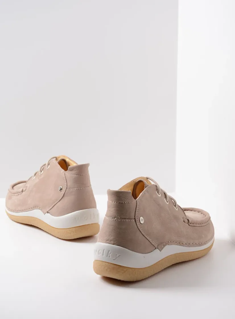 Wolky Rosella - safari nubuck<DAMES Lage Veterschoenen|Hoge Veterschoenen