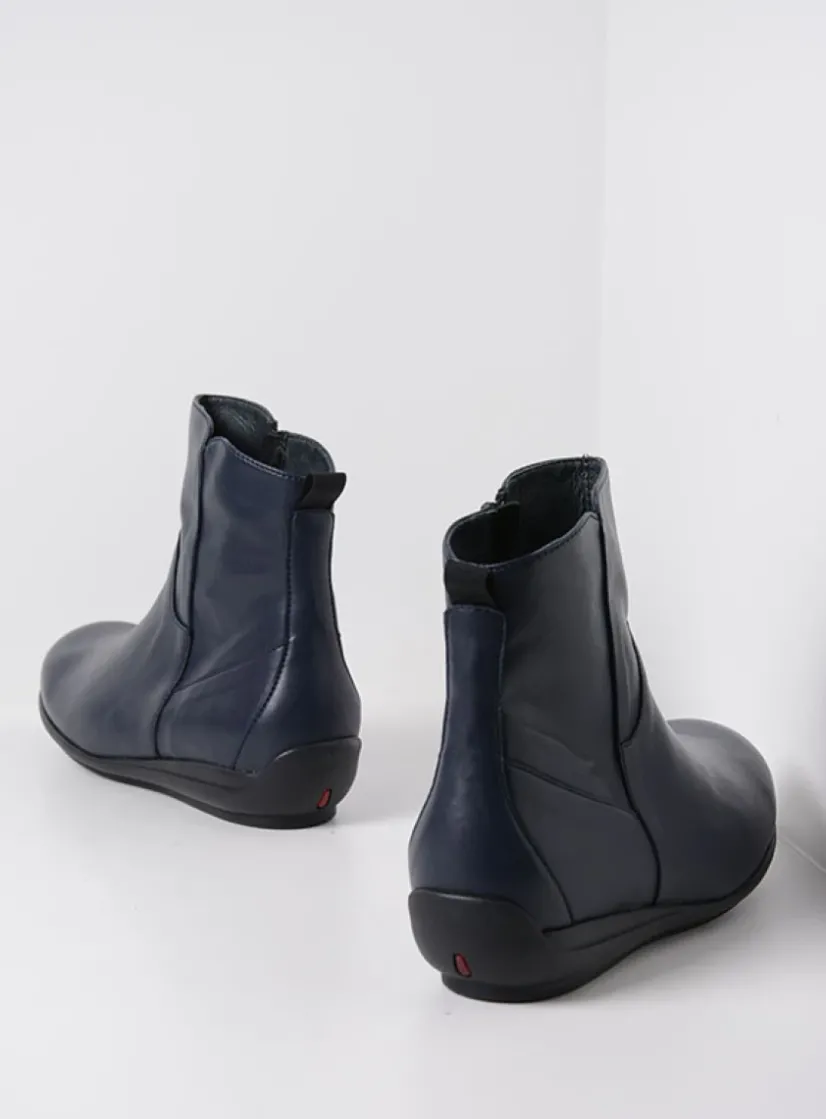 Wolky Ryland F2F - blauw biocare<DAMES Herfst/Winter|Enkellaarsjes