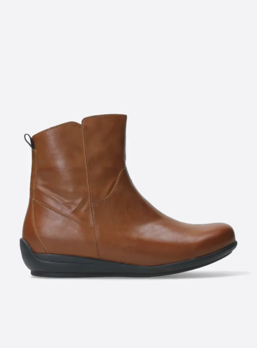 Wolky Ryland F2F - brandy biocare<DAMES Herfst/Winter|Enkellaarsjes