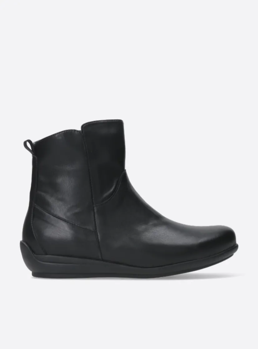 Wolky Ryland F2F - zwart biocare<DAMES Herfst/Winter|Enkellaarsjes