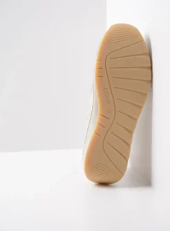 Wolky Salado - creme wit leer<DAMES Hoge Veterschoenen