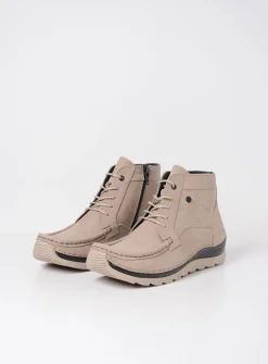 Wolky Salado - safari nubuck<DAMES Hoge Veterschoenen