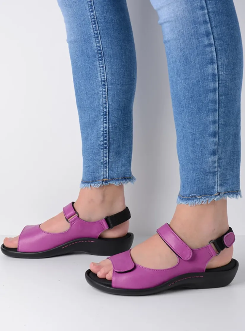 Wolky Salvia - fuchsia leer<DAMES Sandalen