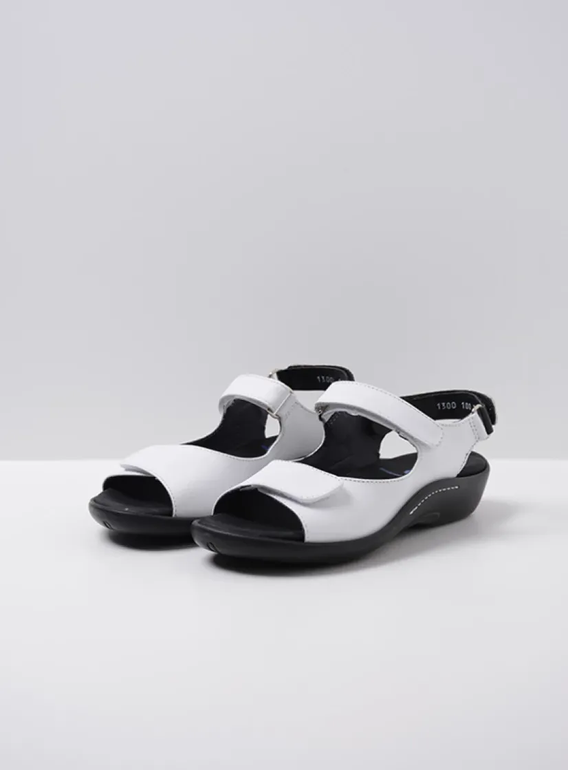 Wolky Salvia - wit leer<DAMES Sandalen