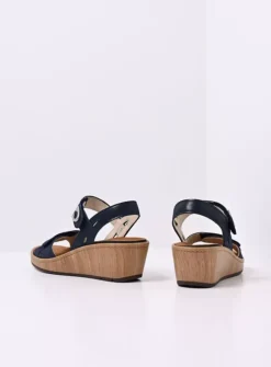 Wolky Sanibel - denim effectleer<DAMES Sandalen