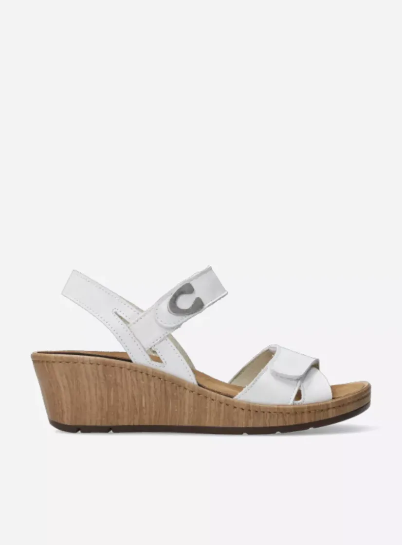 Wolky Sanibel - wit effectleer<DAMES Sandalen