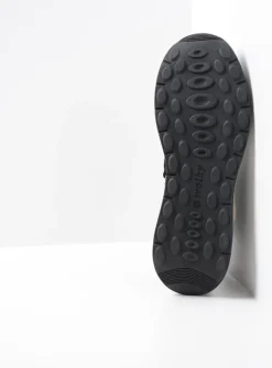 Wolky Scone - zwart combi leer<DAMES Hoge Veterschoenen|Wandelschoenen