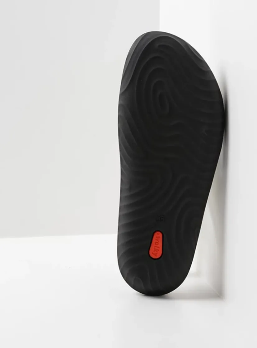 Wolky Sense - blauw nubuck<DAMES Slippers
