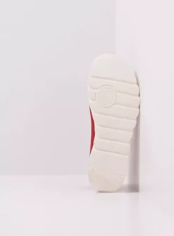 Wolky Snallerina F2F - rood biocare<DAMES Instappers