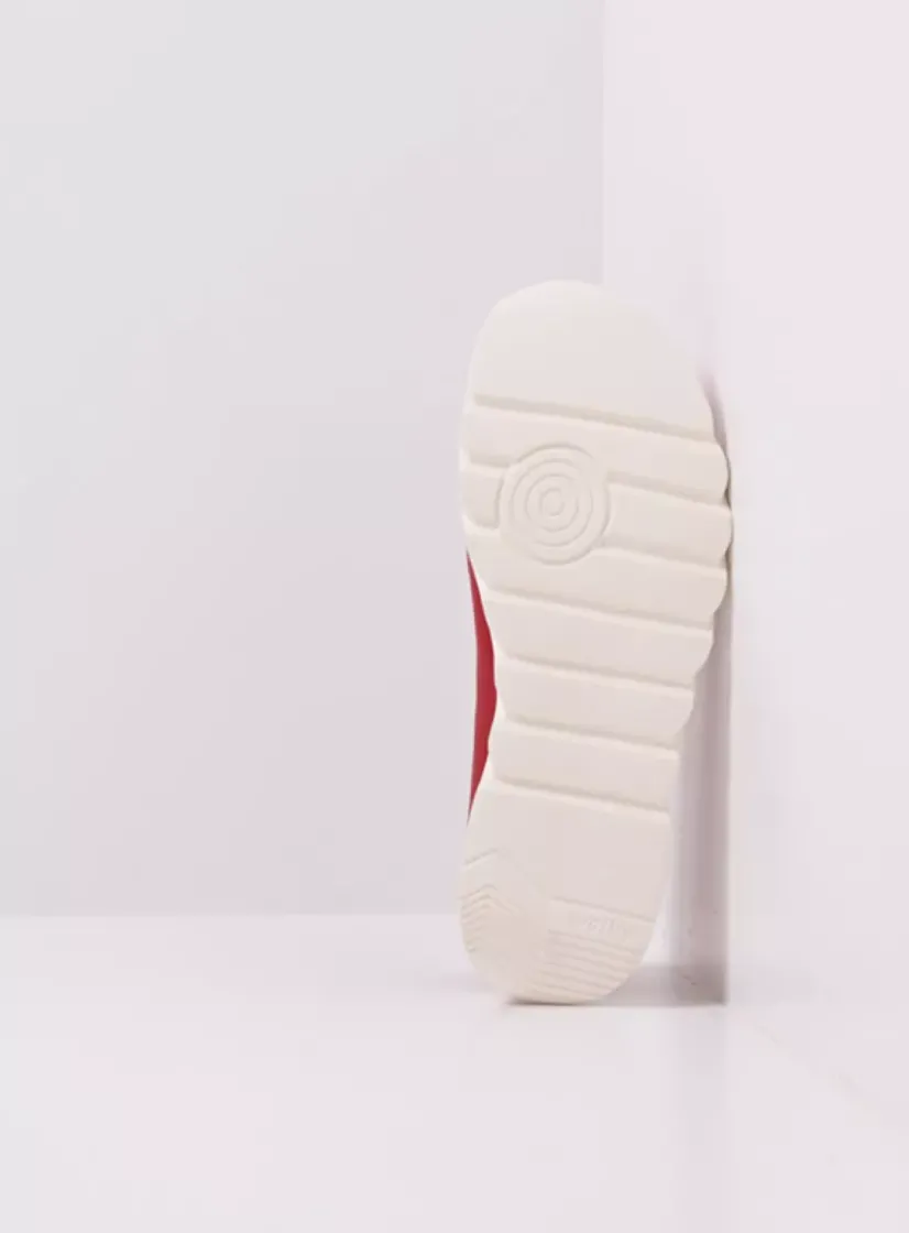 Wolky Snallerina F2F - rood biocare<DAMES Instappers