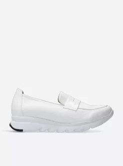 Wolky Snoafer F2F - wit biocare<DAMES Instappers