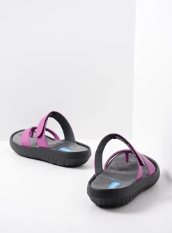 Wolky Tahiti - fuchsia leer<DAMES Slippers
