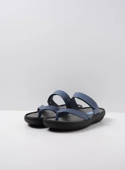Wolky Tahiti - jeans leer<DAMES Slippers