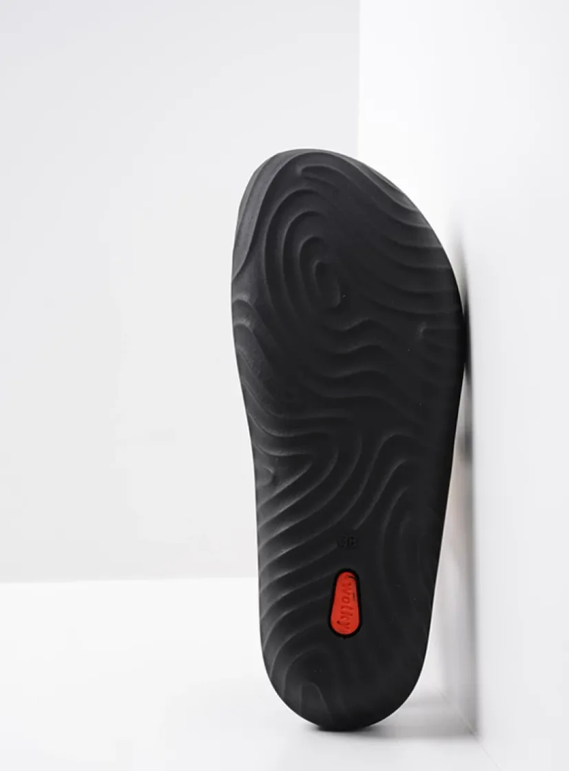 Wolky Tahiti - jeans leer<DAMES Slippers