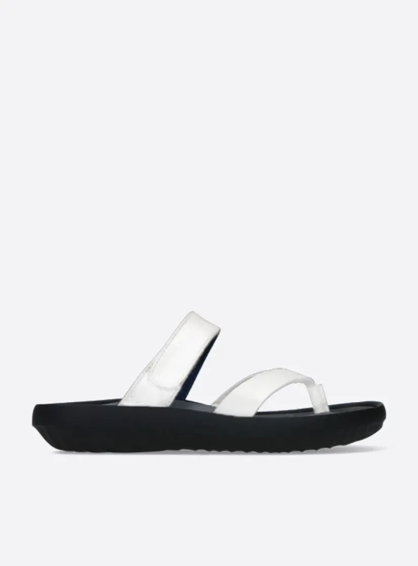 Wolky Tahiti - wit leer<DAMES Slippers