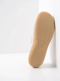 Wolky Taranta - creme wit leer<DAMES Lage Veterschoenen|Sneakers