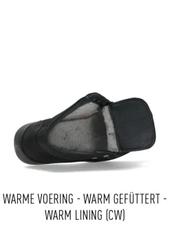 Wolky Tarda XW-WR - zwart nubuck<DAMES Hoge Veterschoenen|Herfst/Winter