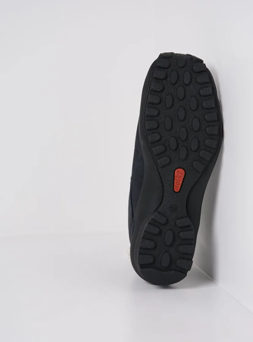 Wolky Teton - blauw nubuck<DAMES Hoge Veterschoenen|Herfst/Winter
