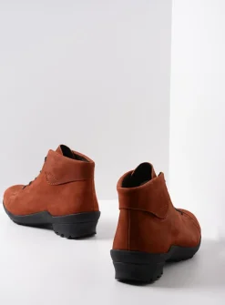 Wolky Teton - terra nubuck<DAMES Hoge Veterschoenen|Herfst/Winter