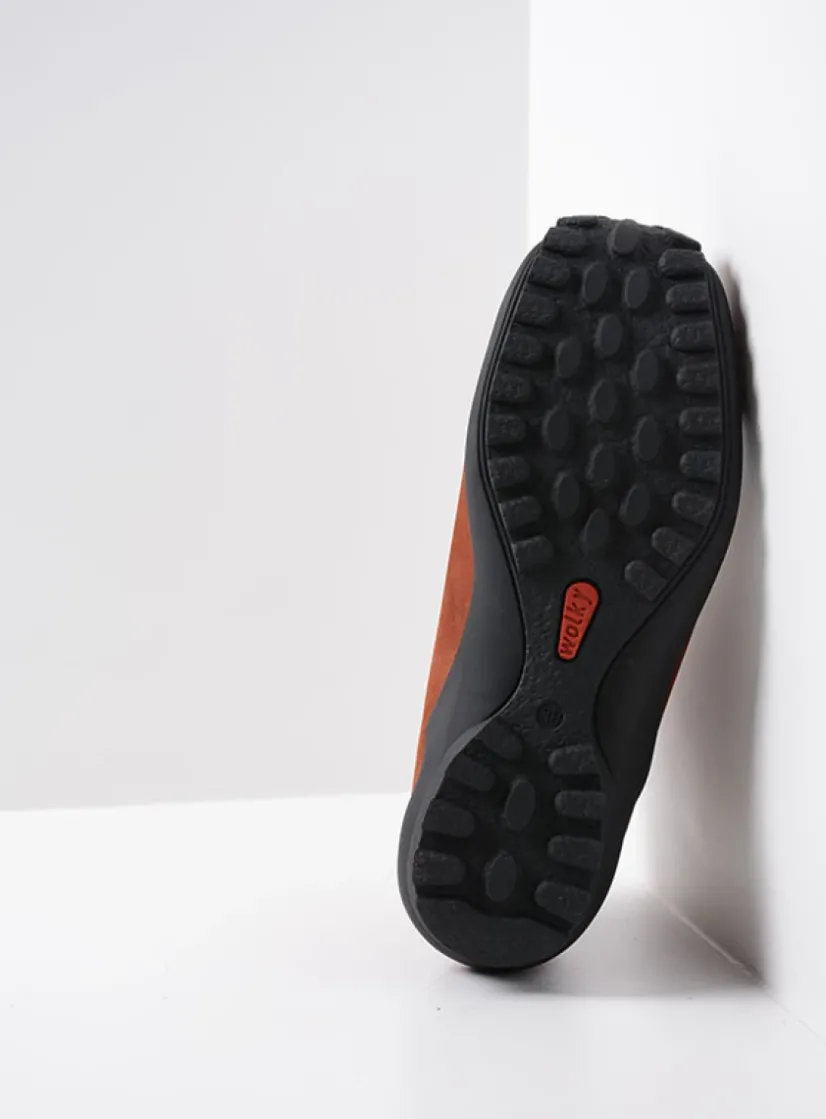 Wolky Teton - terra nubuck<DAMES Hoge Veterschoenen|Herfst/Winter