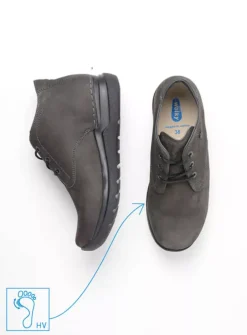 Wolky Truth HV - asfalt nubuck<DAMES Hoge Veterschoenen|Wandelschoenen