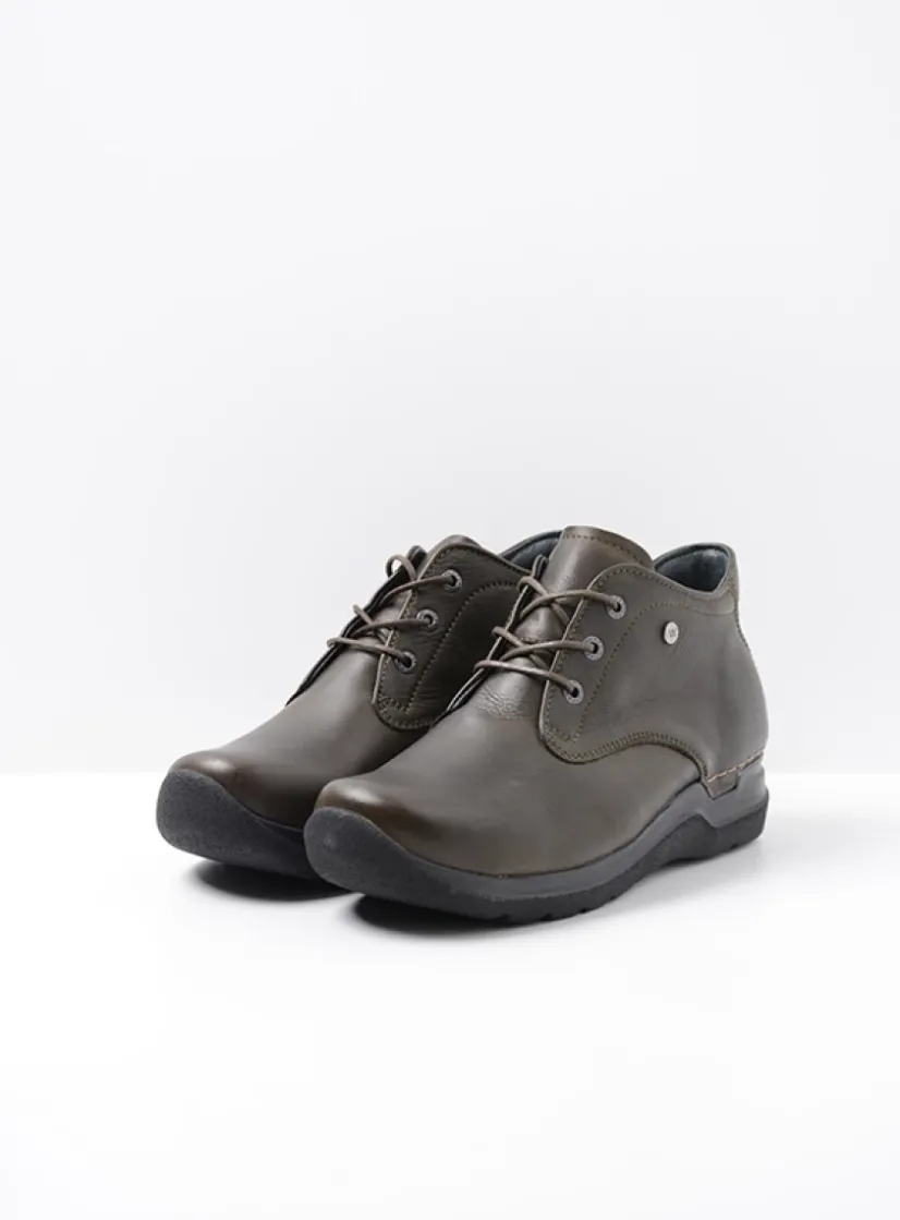 Wolky Truth HV - cactus leer<DAMES Hoge Veterschoenen|Wandelschoenen