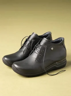 Wolky Truth HV - cactus leer<DAMES Hoge Veterschoenen|Wandelschoenen