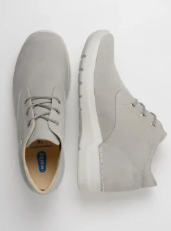 Wolky Truth HV - lichtgrijs nubuck<DAMES Hoge Veterschoenen|Wandelschoenen