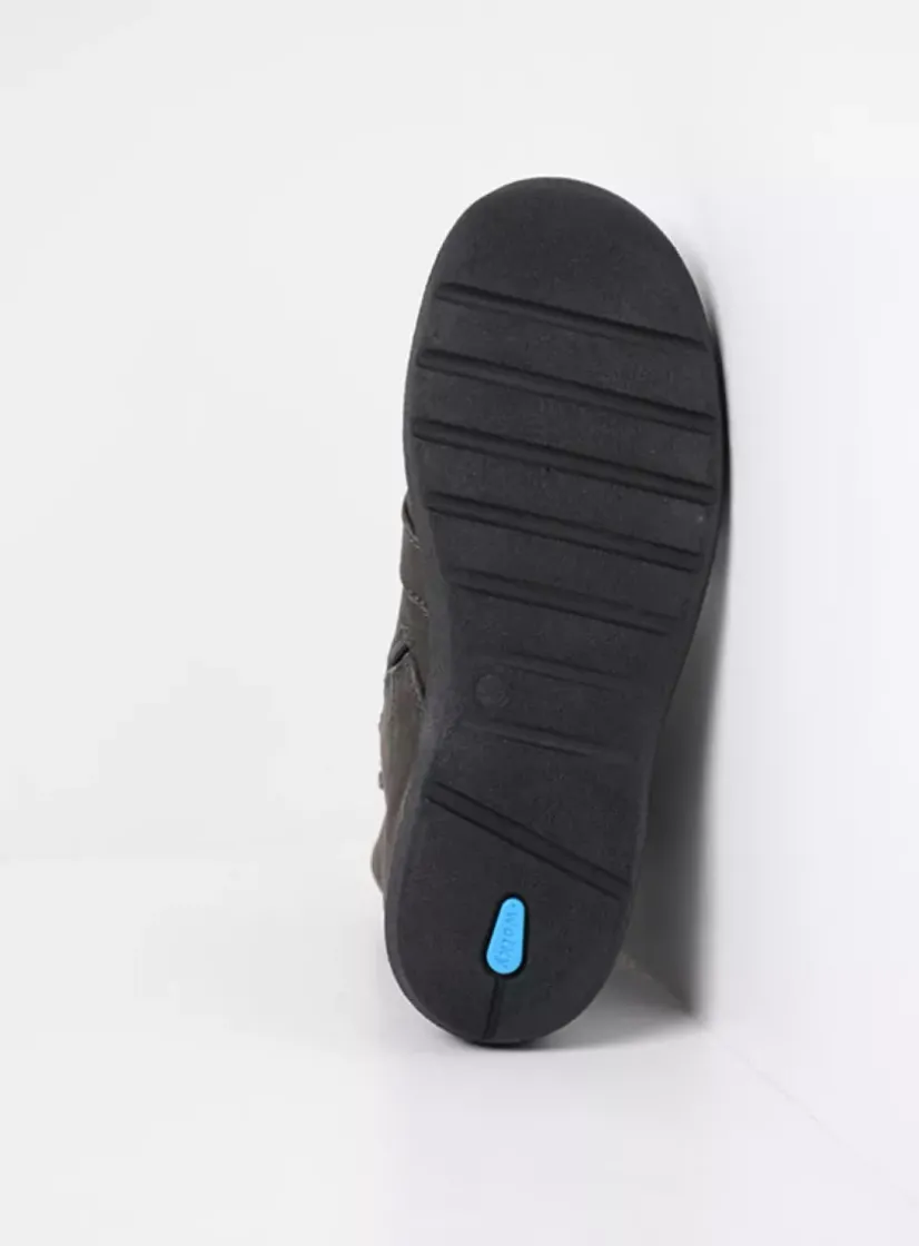 Wolky Viper - asfalt nubuck<DAMES Hoge Veterschoenen|Veterlaarzen