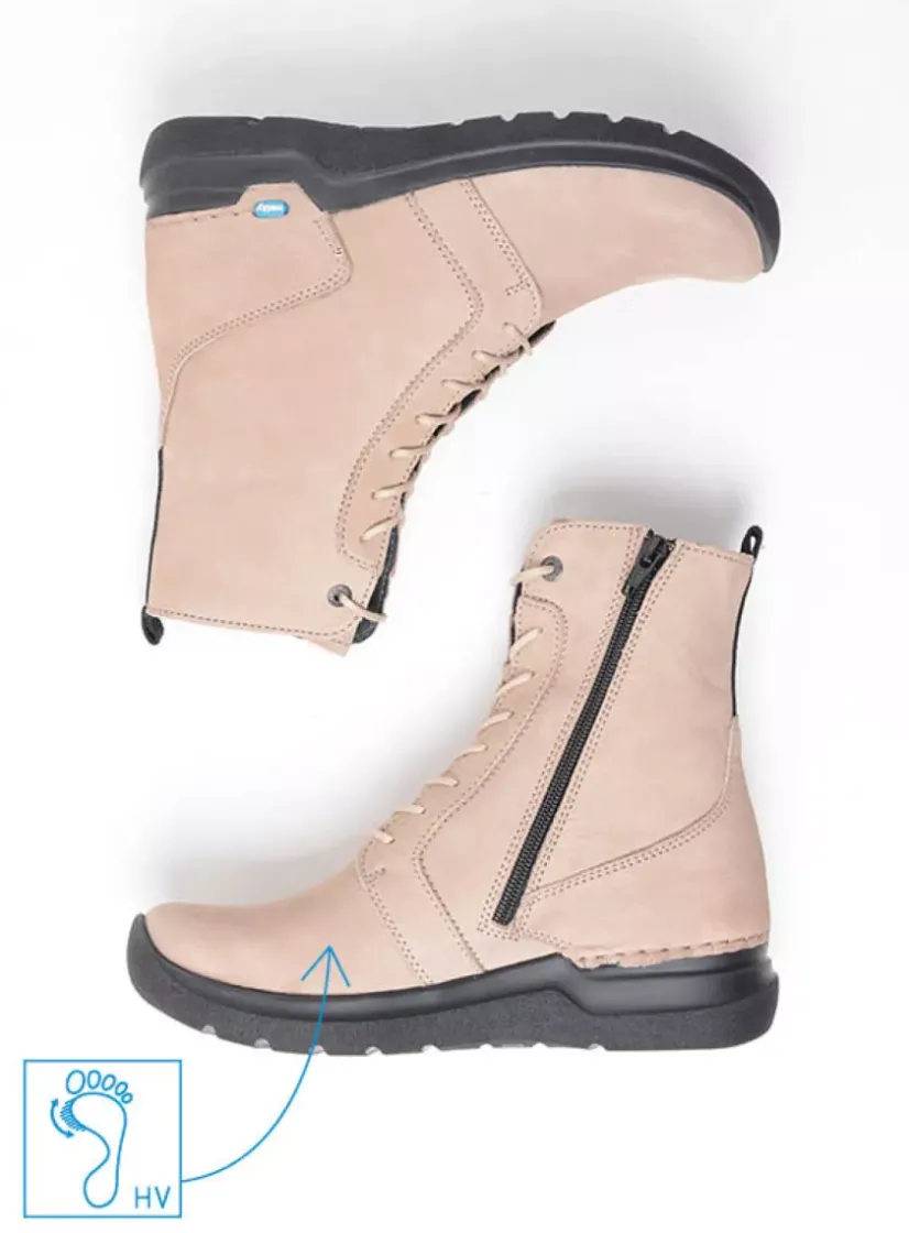 Wolky Viper HV - safari nubuck<DAMES Hoge Veterschoenen|Veterlaarzen