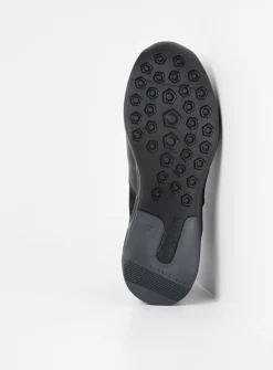 Wolky Vitality S2F - asfalt combi stretch leer<DAMES Lage Veterschoenen|Wandelschoenen