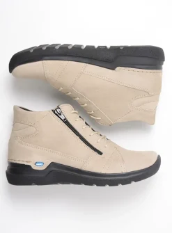 Wolky Why - safari nubuck<DAMES Hoge Veterschoenen|Herfst/Winter