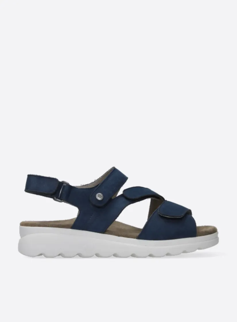 Wolky Yard - denim nubuck<DAMES Sandalen
