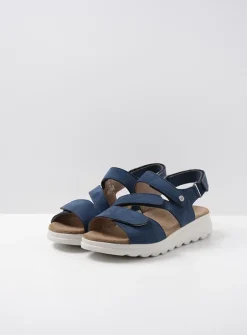Wolky Yard - denim nubuck<DAMES Sandalen