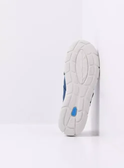 Wolky Yukon - blauw effectleer<DAMES Bandschoenen