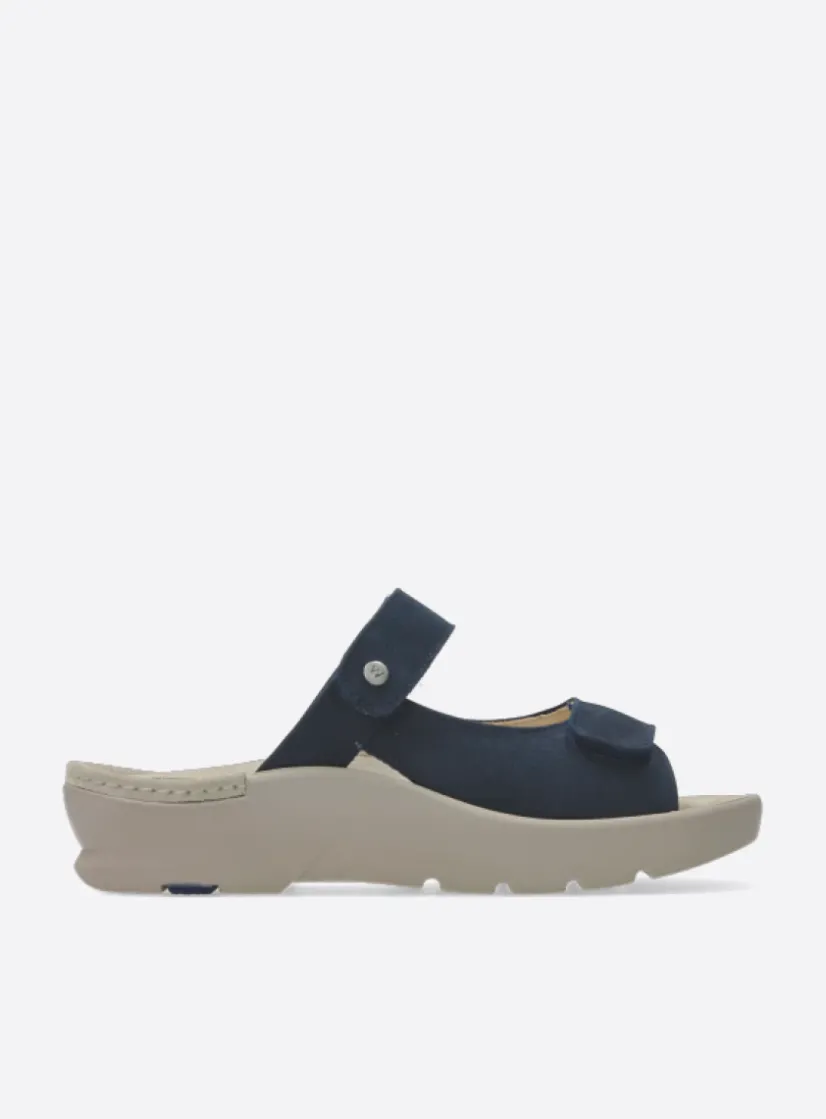 Wolky Zaandam - denim nubuck<DAMES Slippers