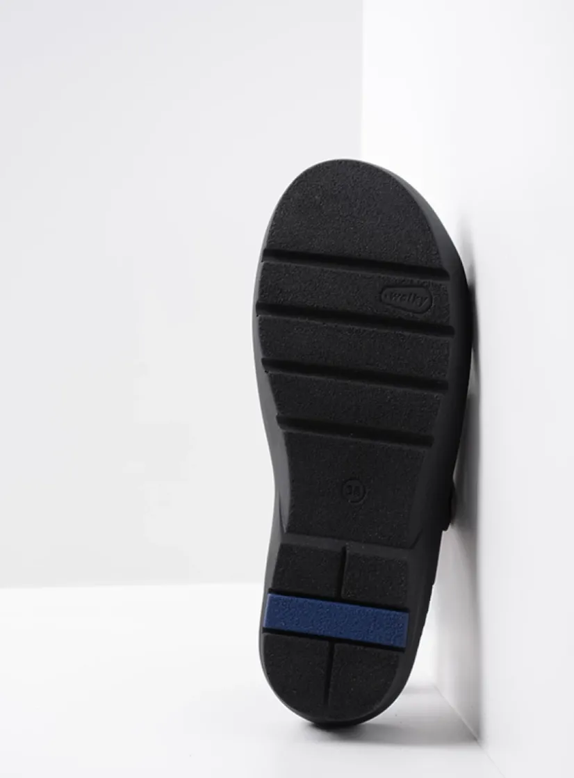 Wolky Zaandam - zwart nubuck<DAMES Slippers