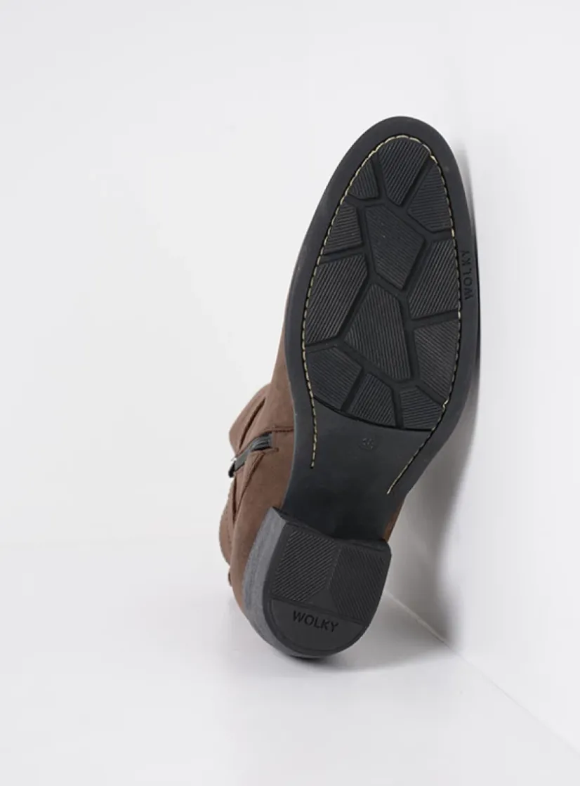 Wolky Zavalla HV - bruin nubuck<DAMES Cowboylaarzen|Herfst/Winter