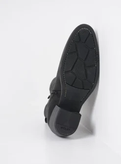 Wolky Zavalla HV - zwart nubuck<DAMES Herfst/Winter|Enkellaarsjes